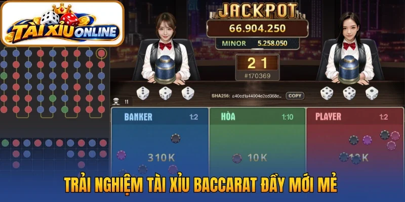 Trải nghiệm Tài xỉu Baccarat đầy mới mẻ 