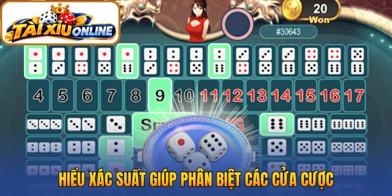 Hiểu xác suất giúp phân biệt các cửa cược