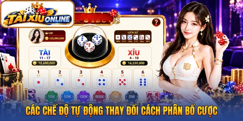 Các chế độ tự động thay đổi cách phân bổ cược