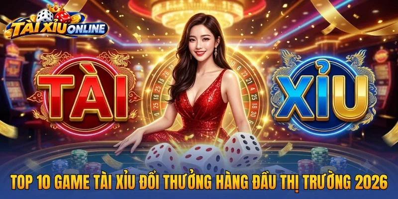 Top 10 game tài xỉu đổi thưởng hàng đầu thị trường 2026