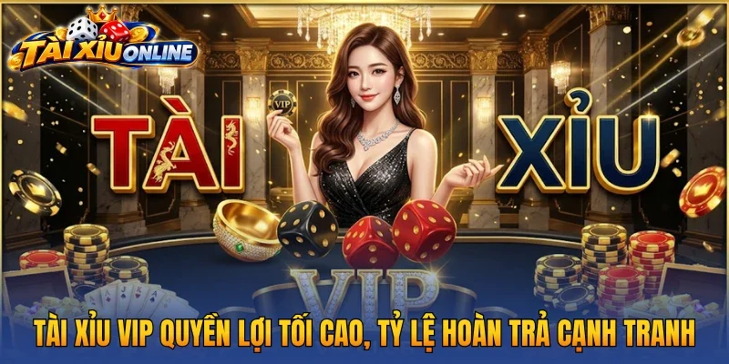 Tài xỉu VIP quyền lợi tối cao, tỷ lệ hoàn trả cạnh tranh