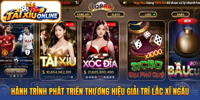 Hành trình phát triển thương hiệu giải trí lắc xí ngầu